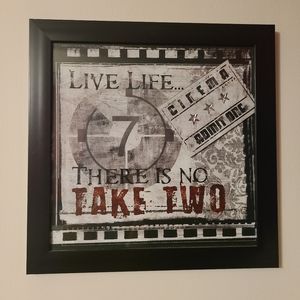 Movie theme framed prints
